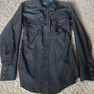 Wrangler Black Pearl snap Shirt